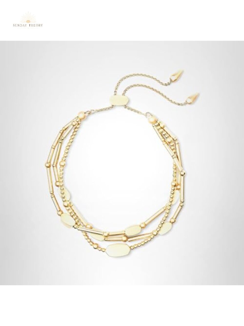Kendra Scott Chantal Beaded Bracelet Gold Plated Brass
